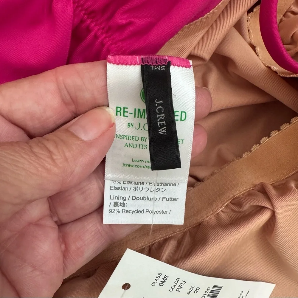 J. Crew Ruched Sweetheart One Piece Swimsuit NWT‎
